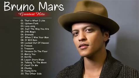 bruno mars all songs list.